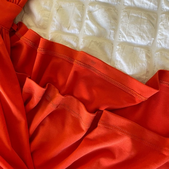 House of CB Ischia Orange cutout goddess maxi dress - Picture 7 of 13